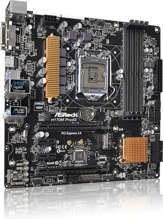 ASRock H170M Pro4S (Intel 1151)