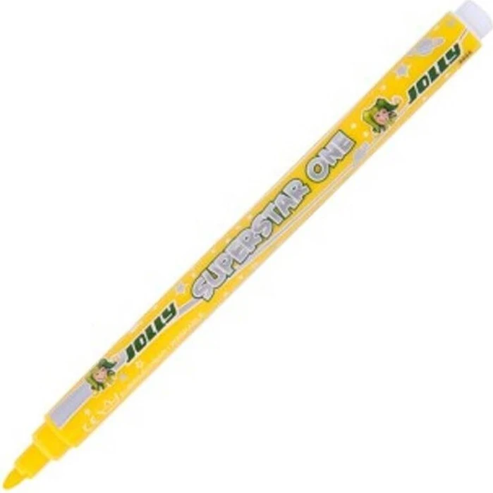 Jolly Superstar One Fasermaler hellgelb, Etui