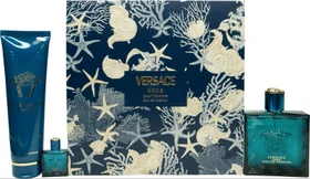 Versace Eros EdP 100ml + EdP 5ml + Duschgel 150ml Duftset