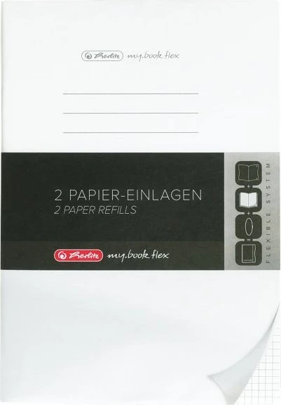 Herlitz my.book Refill flex Papiereinlage, A5, Lineatur 5, 80 Blatt