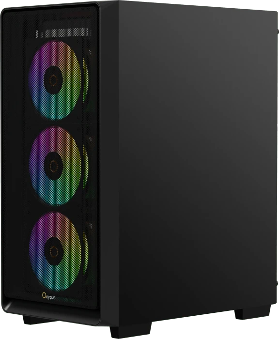Ocypus Gamma C60 ARGB, schwarz, Glasfenster