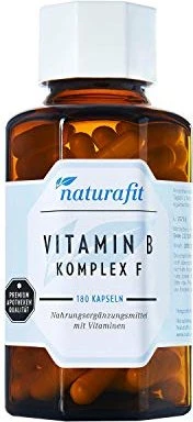 naturafit Vitamin B Komplex F Kapseln, 180 Stück