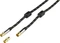 Vivanco Antennen-Kabel mit Nylonummantelung, Koax-Stecker - Koax-Kupplung, 120dB, 3m, schwarz Vorschaubild