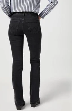 Wrangler Bootcut Jeans sultry blackout (Damen)
