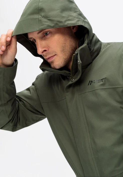 Maier Sports Peyor 3in1 Funktionsjacke green goose/black (Herren)