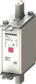 Siemens NH-Sicherungseinsatz, NH000, In: 50 A, gG, Un AC: 690 V, Un DC: 250 V, Kombikennmelder, spannungsführende Grifflaschen