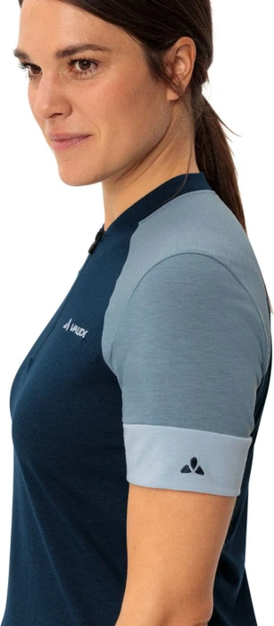 Vaude Altissimo Q-Zip Trikot kurzarm dark sea/nordic blue (Damen)
