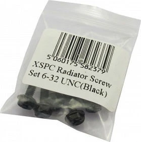 XSPC Radiator Schraubenset 6-32 UNC - schwarz