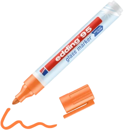 edding 95 Glasmarker orange