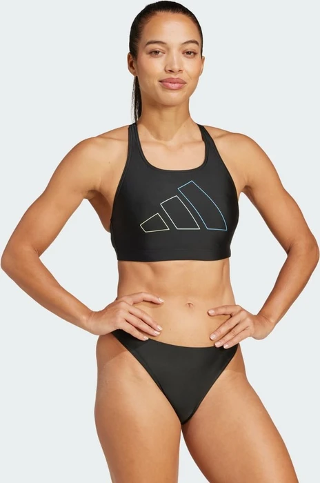 adidas Big Bars Bikini-Set schwarz (Damen)