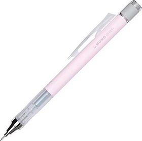 Tombow MONO graph Druckbleistift HB 0.7mm grau, rosa marshmellow, Radierer