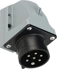PCE CEE-Wandgerätestecker 32A 7p 7h IP44/IP54