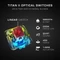 Turtle Beach Vulcan II Max, schwarz, LEDs RGB, TITAN II OPTICAL RED, USB, DE Vorschaubild