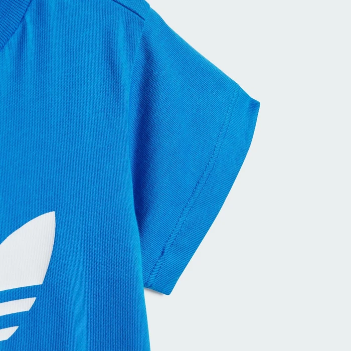 adidas Gift Set mit Beanie Jumpsuit blue bird (Junior)