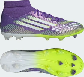 adidas F50 League Mittelharte/Hart- und Aschenplätze purple rush/cloud white/lucid lemon
