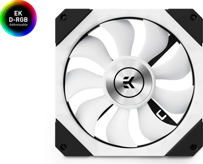 EK Water Blocks EK-Quantum Impulse 120 D-RGB Black, 400-1800rpm, LED-Steuerung, 120mm