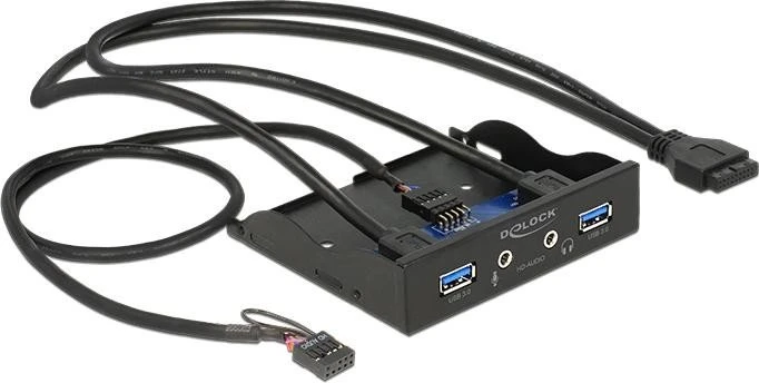 DeLOCK USB 3.0 2-port + HD-Audio Frontpanel