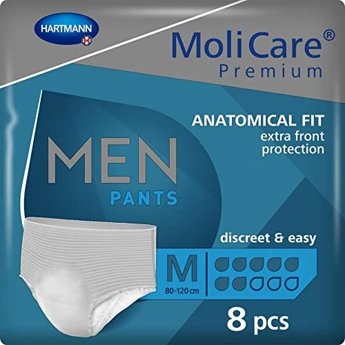 Hartmann MoliCare Premium Men 7 Tropfen Schutzhose Größe M, 8 Stück