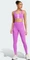 adidas Powerimpact Training Medium-Support 3-Streifen Sport-BH purple burst (Damen) Vorschaubild