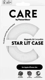PanzerGlass Care Flagship Case Urban Combat Star Lit MagSafe für Apple iPhone 16e weiß