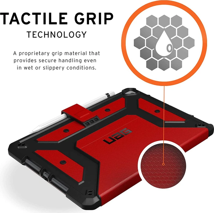 UAG Metropolis Series Case für Apple iPad 10.2" 2019/2020, Magma rot
