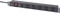 Sygonix 19" Aluminium Steckdosenleiste, 1HE, 6-fach, 230V, schwarz, 2m Vorschaubild