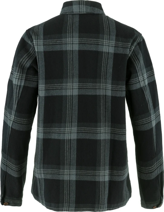 Fjällräven Singi Flannel Hemd langarm black/iron grey (Damen)