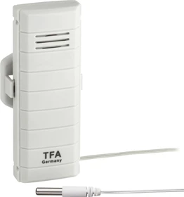 TFA Dostmann Weatherhub Temperatursender mit Kabelfühler, Temperatursensor (30.3301.02)