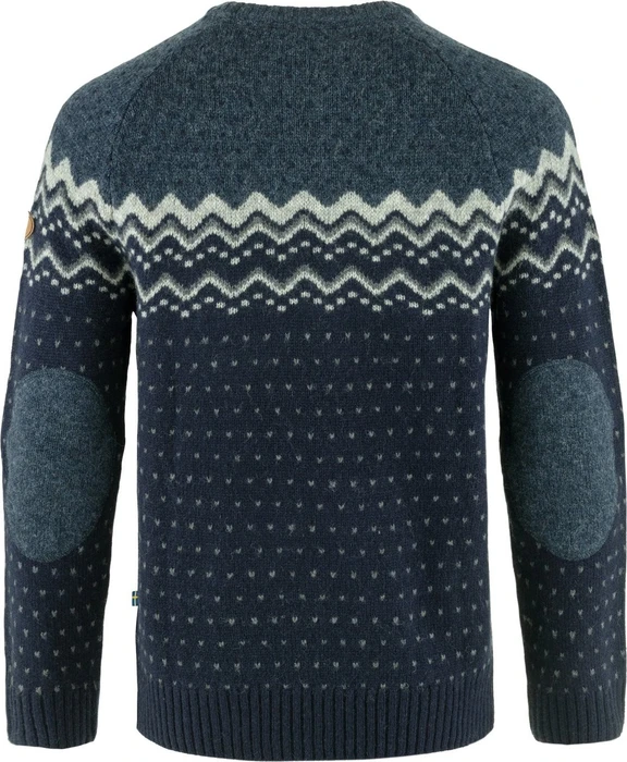 Fjällräven Övik Strickpullover dark navy/mountain blue (Herren)