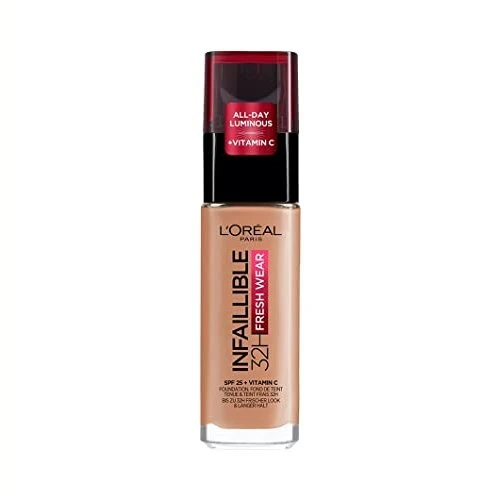 L'Oréal Infaillible 32H Fresh Wear Make-Up Foundation 300 amber LSF25, 30ml