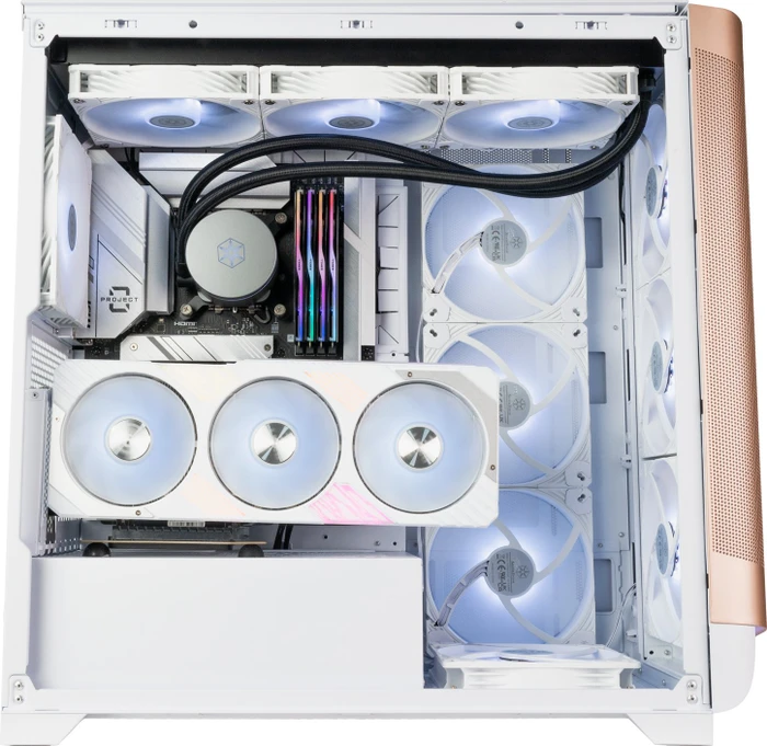 SilverStone Seta A2 Rose Gold, Glasfenster