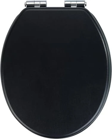 Wenko Cuero WC-Sitz mit Absenkautomatik schwarz