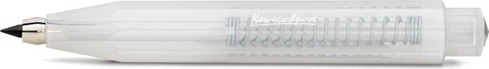 Kaweco Frosted Sport Fallminenstift 5B 3.2mm graphit, natural coconut transparent/silber