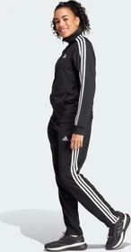 adidas 3-Streifen Doubleknit Trainingsanzug schwarz/weiß (Damen)