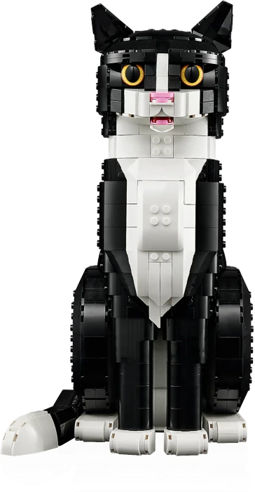 LEGO Ideas - Schwarz-weiße Katze