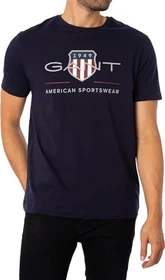 Gant Archive Shield T-Shirt kurzarm evening blue (Herren)