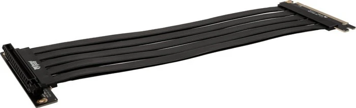 Thermal Grizzly Riser Kabel, gewinkelt, PCIe 4.0, 300mm, schwarz
