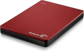 Seagate Backup Plus Slim Portable, rot, 2TB, USB 3.0 Micro-B