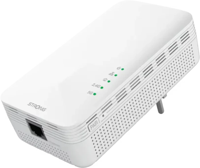 Strong Powerline 1000 Duo Wi-Fi, EU, V2, Powerline/WLAN-Access Point und Powerline-Adapter Set, 2er-Bundle