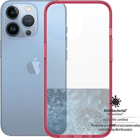 PanzerGlass Clear Case Color AntiBacterial für Apple iPhone 13 Pro Strawberry Limited Edition