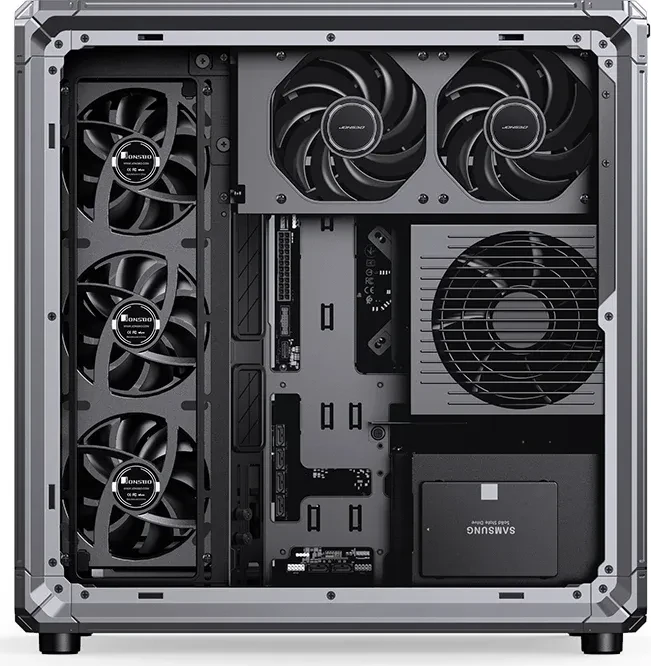 Jonsbo X400 Gray, Glasfenster