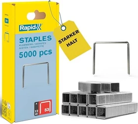 Rapid Typ 53 Feindraht Tacker-Klammern, 12mm, 5000 Stück