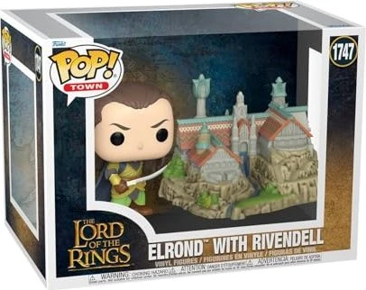 FunKo Pop! Town - Herr der Ringe - Elrond with Rivendell