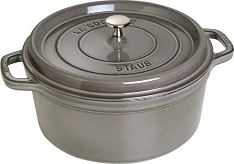 Zwilling Staub Cocotte Schmortopf rund 28cm 6.7l grafitgrau