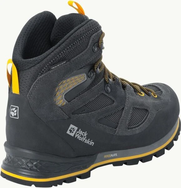 Jack Wolfskin Force Crest Texapore Mid black/burly yellow XT (Herren)