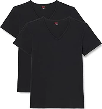 Levi's V-Neck T-Shirt kurzarm schwarz (Herren)