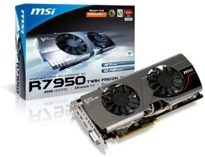 MSI Radeon HD 7950, R7950 Twin Frozr 3GD5/OC V2, 3GB GDDR5, DVI, HDMI, 2x mDP
