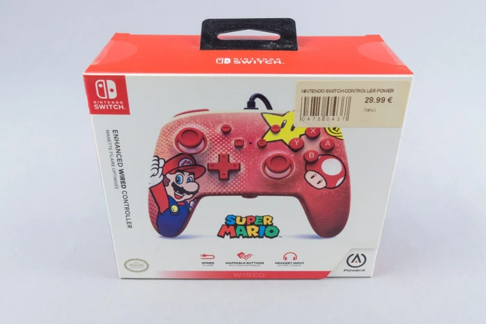 PowerA Enhanced Wired Controller Mario Vintage (Switch)