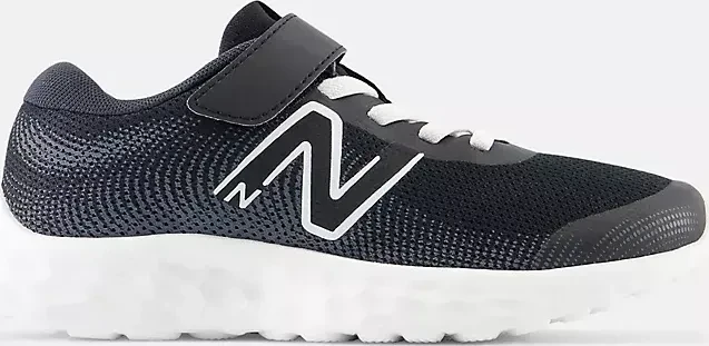 New Balance 520v8 Bungee Lace black/white/phantom (Junior)