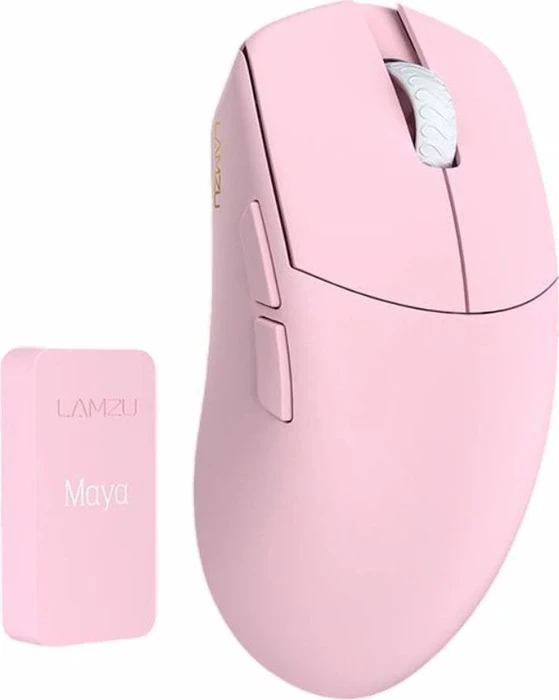 Lamzu MAYA Champion Edition 8K Wireless Gaming Mouse Light Pink, USB